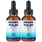 (2 Pack) Neuro Pulse Drops - Ear Support, Natural Formula to Promote Inner Ear Health, Tinnitus Supplement for Ringing, Official Auditory Liquid, NeuroPulse Reviews (60 Servings)