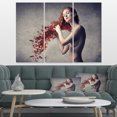 thumbnail image 1 of Design Art - des Cheveux Roux aux Feuilles, 1 of 3