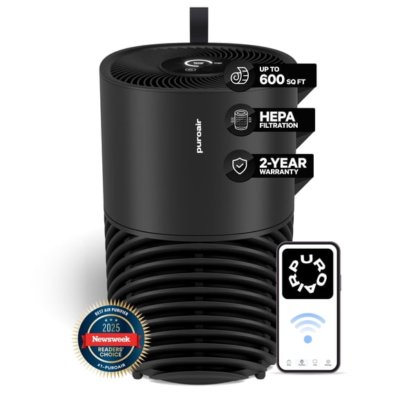 PuroAir 130i Air Purifiers for Home Large Rooms - Covers 600 Sq Ft