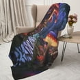 thumbnail image 3 of Sikiie Jungle Path Glowing Mushrooms Cozy Flannel Fleece Throw Blanket: Lightweight & Thick for All Seasons - Perfect for Women, Men, & Kids"50"x40", 3 of 6