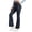 Dark Gray, variant on Women's Workout Flared Leggings High Waisted Bootcut Yoga Pants Casual No Front Seam Tummy Control Stretchy Butt Lifting Yoga Pants