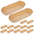 thumbnail image 1 of Shisuyan 100 Pcs Moule à Gâteau Jetable de Qualité Alimentaire en Forme de Bateau Plateau de Cuisson Plat à Gâteau Non Collant, 1 of 9