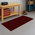 thumbnail image 6 of 24 in. Wide x Cut-to-Length – Non-Slip, All-Weather, Heavy-Duty Utility Runner Rug – Absorbent, Dirt-Trapping, Kid and Pet Safe for Entryways and High-Traffic Areas, Deep Brick Red, 6 of 13