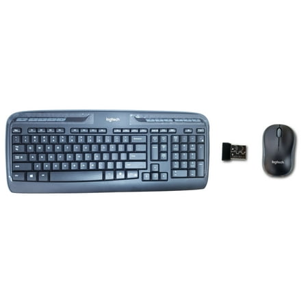 Logitech MK320 Wireless K320 Keyboard & M185 Mouse Combo USB Nano Receiver  920-002836 Gray - Open Box | Walmart Canada