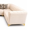 thumbnail image 5 of Sala en escuadra diseño moderno Ruby Hueso Reinicia 21 Muebles, 5 of 5