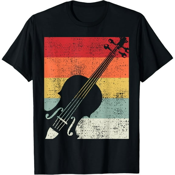 Violin Musical Instrument Retro T-Shirt