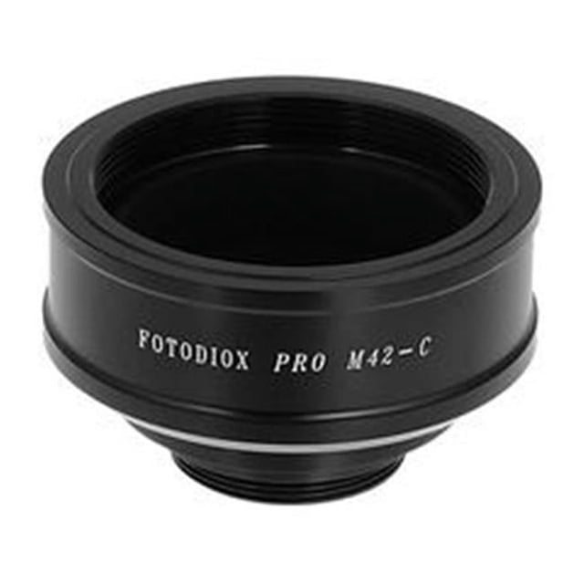 Fotodiox M42-C-Pro Pro Lens Adapter - M42 Screw Mount SLR Lens To C-Mount Cine & CCTV Camera Body