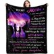 thumbnail image 1 of LHSHID Gifts for Mom from Daughter Blanket Mothers Day Birthday Gifts for Mom Great Mother Gifts Mom Birthday Gifts from Daughter Gift for Mom Mother Mama New Mom Throw Blanket 30"x40", 1 of 7