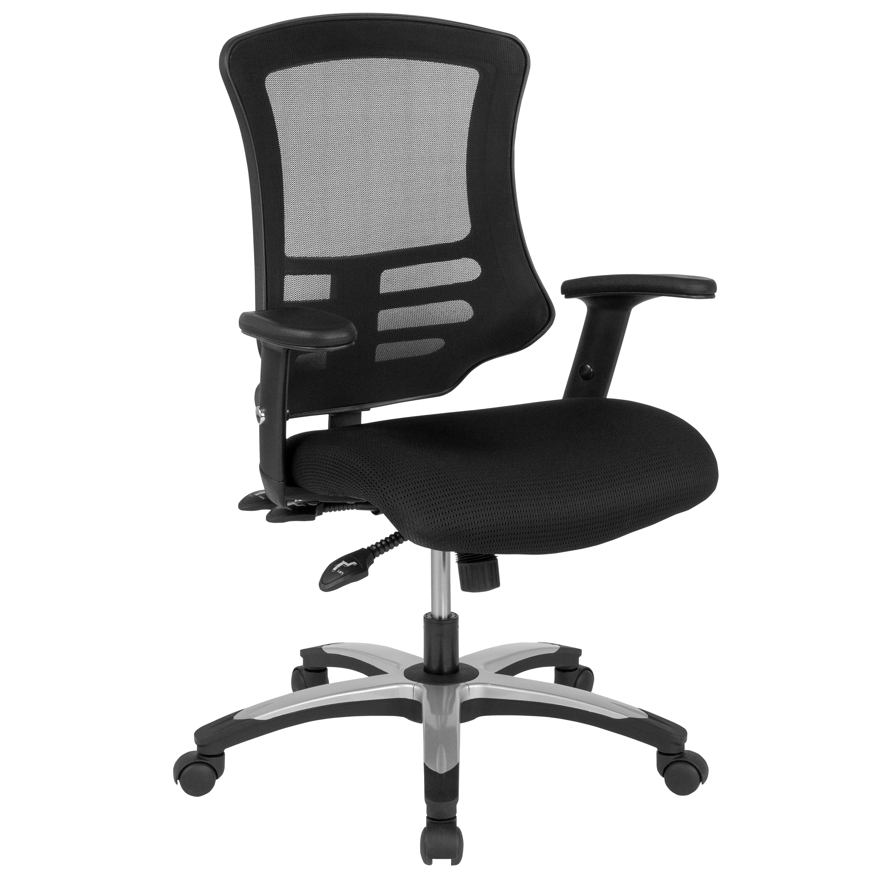 Flash Furniture High Back Black Mesh Multifunction Executive Swivel