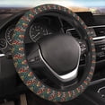 thumbnail image 3 of Lsque Mushrooms And Flowers Ultra Soft Car Steering Wheel Cover for Women, Standard 15 inch Size for Truck Van SUV Auto, 3 of 8