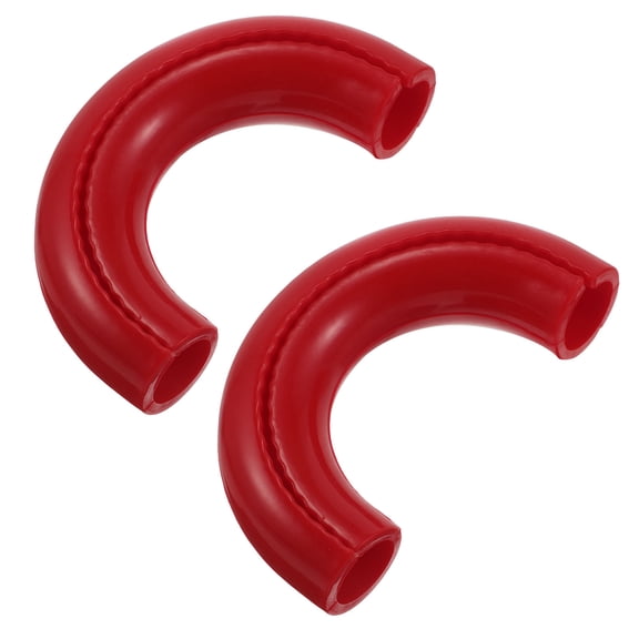 LOLIPPYY 2Pcs Red Car Tow Hook Cap Protective Sleeve Front Bumper Trailer Hitch Cover for Outdoor Use