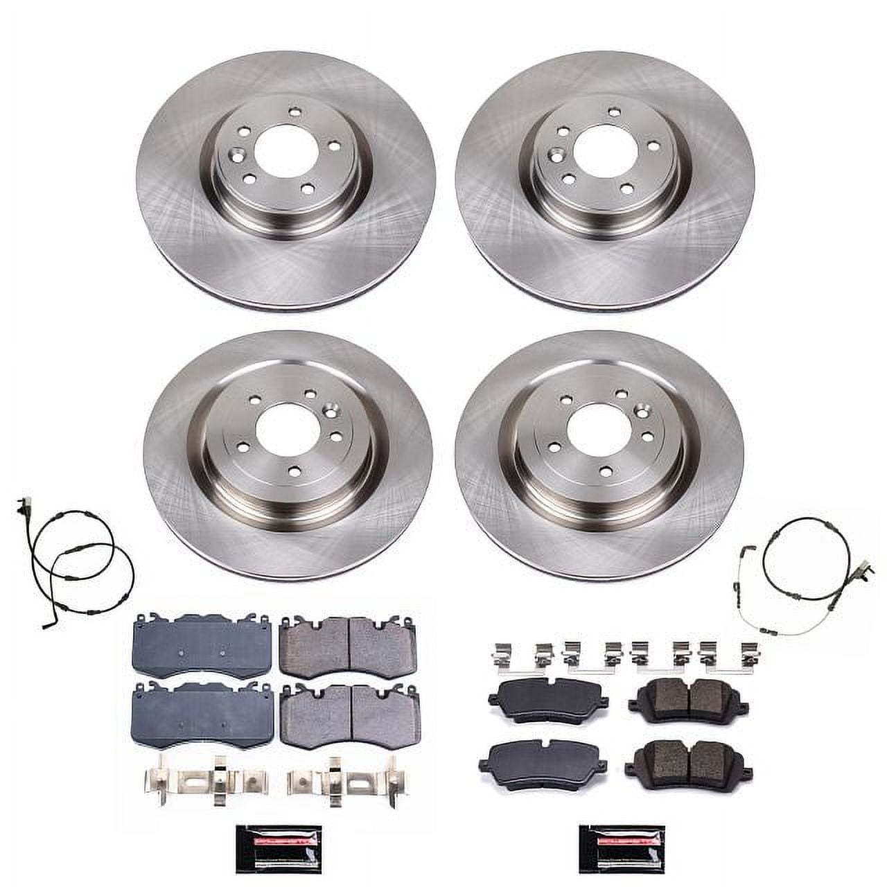 PowerStop Front and Rear Stock Replacement Brake Pad and Rotor Kit Fits: LAND ROVER Select Models KOE8905