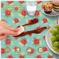 thumbnail image 6 of Pioneer Flower Floral Print Pattern Round Tablecloth 60 X 60 Inch, Wrinkle Resistant Wipeable Table Cloth for Kitchen Dining Picnic Patio Party, 6 of 6