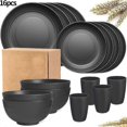 thumbnail image 1 of 16/32pcs Tableware Set, Include Plates, Bowls Cups For Home Family Day Camping Picnic Party, Kitchen Supplies 2025, 1 of 5