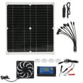 thumbnail image 2 of Solar Panel Controller Kit, Solar Panel Kit Power Off Memory Function LCD Display  for Outdoor Activities for Emergency, 2 of 7