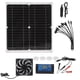 thumbnail image 2 of Kit De Controlador De Panel Solar, Kit De Panel Solar Pantalla LCD Peso Ligero Alta Conversión Múltiples Funciones De Protección Para Emergencias Para Actividades Al Aire Libre, 2 of 7