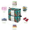thumbnail image 5 of WOBOGO Cute Boston Terrier Clothes Storage 2Pack Foldable Thick Fabric Blanket Organizer Bag with Handle 21.65×13.78×12.4in, 5 of 7
