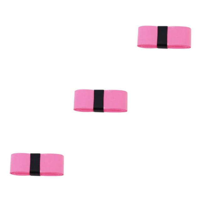 Guardoinrt 1/2/3 Tennis Overgrip Non-toxic And Durable For Long-lasting Performance Bonding Power pink square pack 3PCS