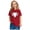Red, variant on Piuwrlz Summer Short T Shirt Sleeve Kid Girl Boy White T-Shirt Cotton Crew Neck Shirt Top White Size 3 Years