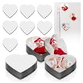 thumbnail image 2 of 60 Unidades de Imanes de SublimacióN en Forma de CorazóN en para Boda, DíA de San ValentíN, Imanes para Refrigerador, CorazóN de Amor, DecoracióN de Puerta y Pared, 2 of 5