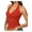 Bright Red, variant on Women'S Halter Crop Tops V-Neck Tie Sleeveless Slim Fit Workout Top Summer Yoga Gym Shirts Cosmic Blue L