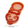 thumbnail image 2 of Oleegame Non Stick Foil Fox And Owl Handle Fruit Pie Pie Mould Christmas Baking Kit Multi-color, 2 of 3