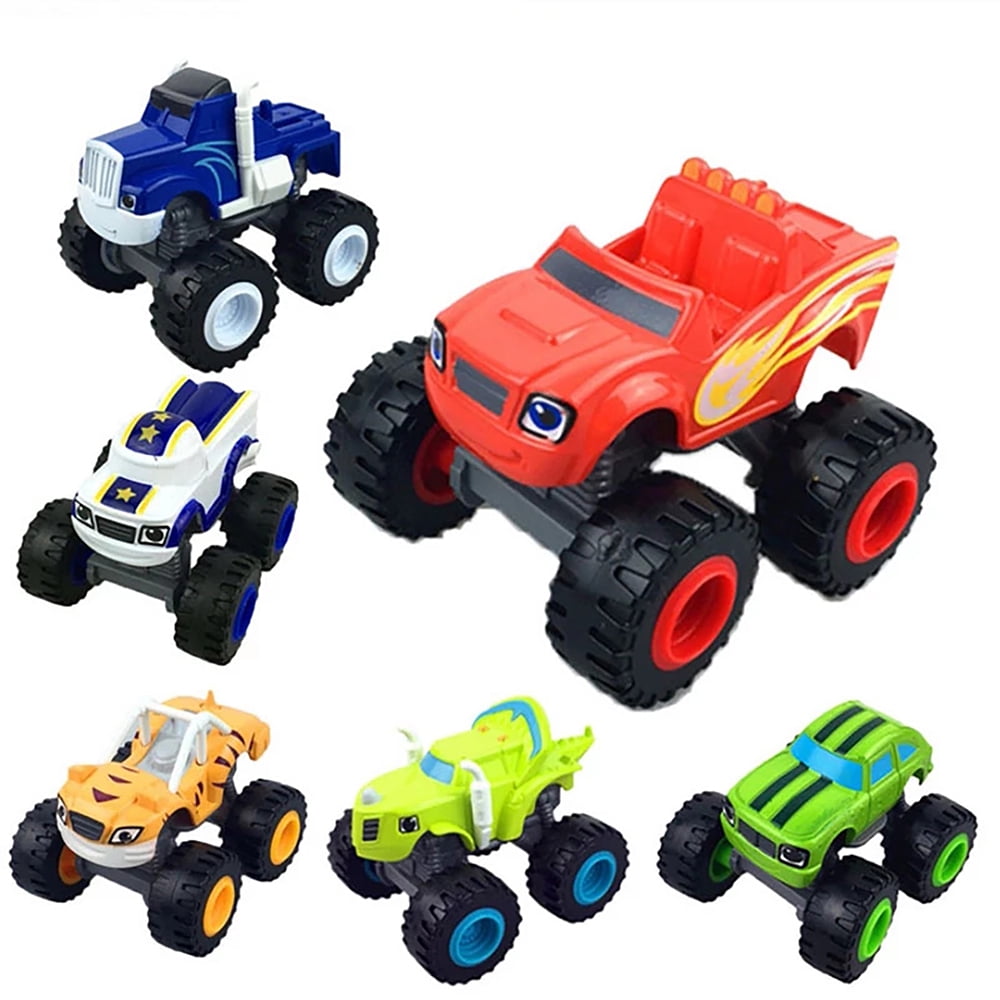 oiangi Monsters Truck Toys Machines Car Toy Russian Classic Blaze Cars Toys  Model Gift 