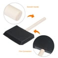 thumbnail image 4 of Unique Bargains 4 Inch Bevel Edge with Wood Handle Foam Paint Brushes 48Pack, 4 of 5