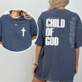 thumbnail image 3 of "Child of God" Cross T-Shirt – Christian Faith Tee with 2 Corinthians 6:18 Bible Verse & Rustic Cross, Inspirational Religious Shirt for Men & Women, 3 of 6