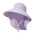 thumbnail image 2 of HuangHuanChen Bucket Hats for Women With Neck Covering Chin Strap Wide Brim Breathable Fishing Hat For Outdoor Foldable Summer Hats UV Protection Sun Hats One Size, 2 of 3