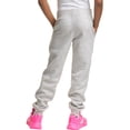thumbnail image 3 of Champion Girls OXFORD GREY C-Logo Fleece Joggers Sweatpants, S, 3 of 3