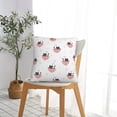 thumbnail image 5 of Yiaed Umbrella Cat Print Pillow Covers Super Soft Decorative Square Throw Pillow Covers Case Cushion Covers for Sofa Couch Bedroom Car Decor（No pillow core）-12"x12", 5 of 7