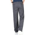thumbnail image 4 of Buigttklop Men'S Pants,Men'S Solid Pure Cotton Elastic Waist Straight Barrel Trousers, 4 of 4