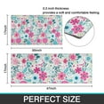 thumbnail image 7 of Pioneer Flower Floral Print Pattern Kitchen Rugs Sets Of 2,Anti Fatigue Kitchen Mat Rugs Non Slip Washable,Decorative Kitchen Floor Mats for Kitchen,Sink,Laundry,17"x30"+17"x47", 7 of 7