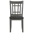 thumbnail image 4 of DPlus Padded Dining Side Chairs Medium Grey and Black (Set of 2), 4 of 6