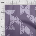 thumbnail image 2 of oneOone Velvet Violet Fabric Geometric Half Circle Fabric For Sewing Printed Craft Fabric By The Yard 58 Inch Wide, 2 of 4