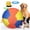 10", variant on Large Herding Ball for Dogs, 22 Inch Inflatable Dog Exercise Ball with Handle Cover & Pump for Outdoor Play