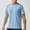 Light Blue, variant on YHAJDS Men Tops Summer Casual T-shirt,T-shirt for Men Short Sleeve Crew Neck Loose Fitness Running Breathable Sweat Wicking Casual Sports Tops