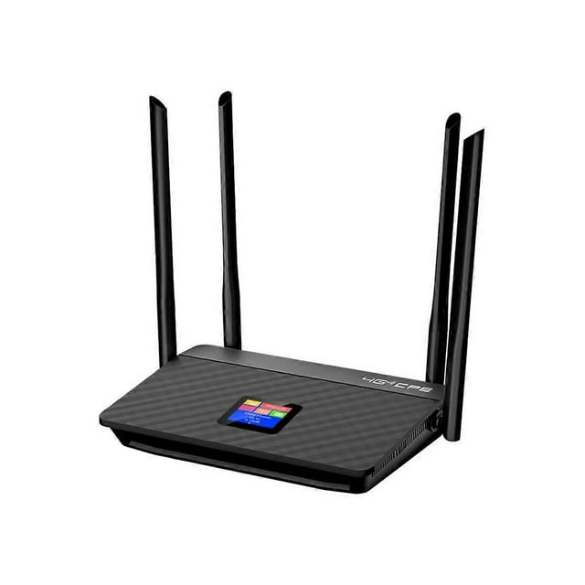 Wireless Modem LTE Network Hotspot SIM Card slot Black EU plug
