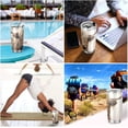 thumbnail image 7 of SKYSONIC Highland Cow Tumbler Stainless Steel Double Wall Vacuum Reusable Insulated Mug with Straw and Built-in Coaste for Cold and Hot Beverages, 20oz, 7 of 7