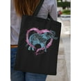 thumbnail image 2 of Smartprints Elephant Water With Hearth Tote Bag - Image by Shutterstock, One Size Cotton Canvas Tote Bag, 2 of 4