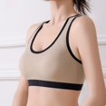 thumbnail image 3 of Juslio Bras for Women Athletic Wirefree Breathable Solid Everyday Bras, 3 of 6