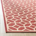thumbnail image 3 of Safavieh Linden Joey Geometric Indoor/Outdoor Runner Rug, Red/Creme, 2'2" x 8', 3 of 8