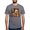 Graphite Gray, variant on CafePress - Adorable Yorkshire Terrier Yorke Christmas T Shirt - Mens Tri-blend T-Shirt