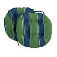 thumbnail image 2 of 16-inch Outdoor Spun Polyester Tufted Chair Cushion (Set of 2) - Haliwell Caribbean, 2 of 2