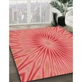 thumbnail image 2 of Ahgly Company Indoor Rectangle Patterned Ruby Red Area Rugs, 6' x 9', 2 of 6