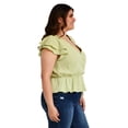 thumbnail image 2 of Blusa de Manga Mariposa Roman Fashion Talla Extra 91597 Pistache Verde 42, 2 of 6