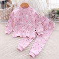 thumbnail image 2 of HFHAPW Toddler Girl Boys Pajamas Cute Graphics Pjs Sets Long Sleeve Print Jammies Fall Winter Sleepwear, 2 of 4