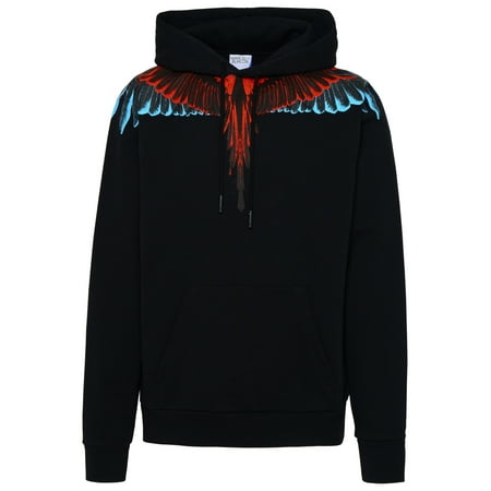 

MARCELO BURLON Man Felpa Ali In Cotone Nera