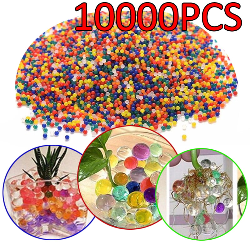 10000pcs/bag Crystal Soil Water Beads Home Decoration Hydrogel Jelly Balls